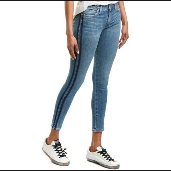 Joe's Jeans Mansfield Skinny Ankle Cut Jeans in Medium Indigo Wash - Picture 1 of 12